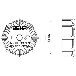 Zaštitni poklopac, rezervoar za vodu MAHLE CRTC 1 000P IC-G08FOJ